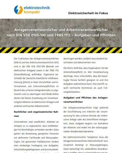Elektrotechnik Kompakt Wissen für die VEFK